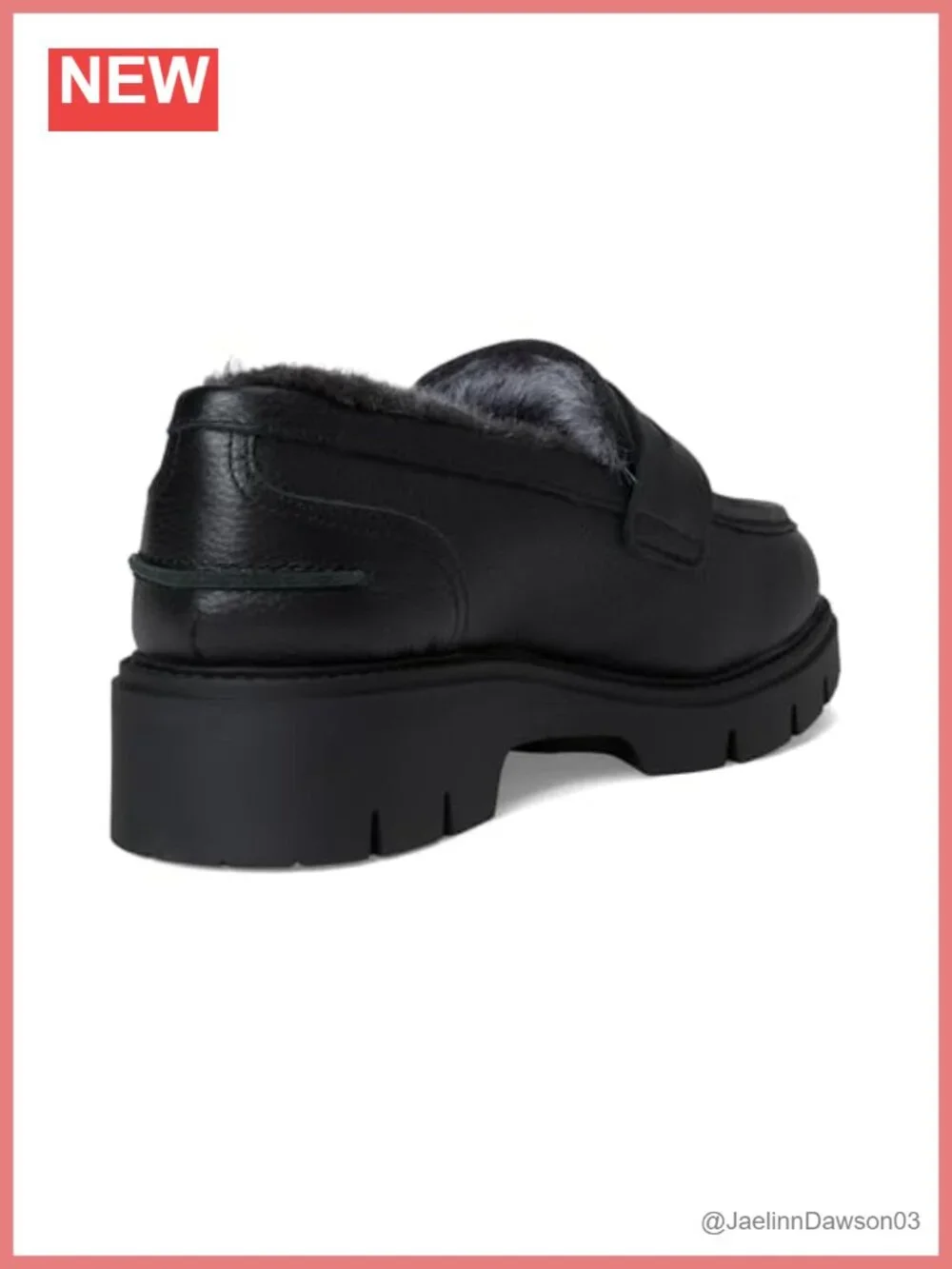 Blondo Leather Penny Loafer Wedge Heel Pull-On Fall